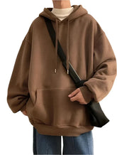 Basic Color Oversized Hoodie